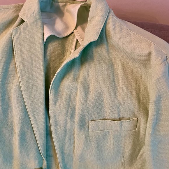 Armani Collezioni Mens Linen-Blend Blazer SIZE 52 (Mens LG 41 Suit Jacket) NEW - Picture 5 of 10